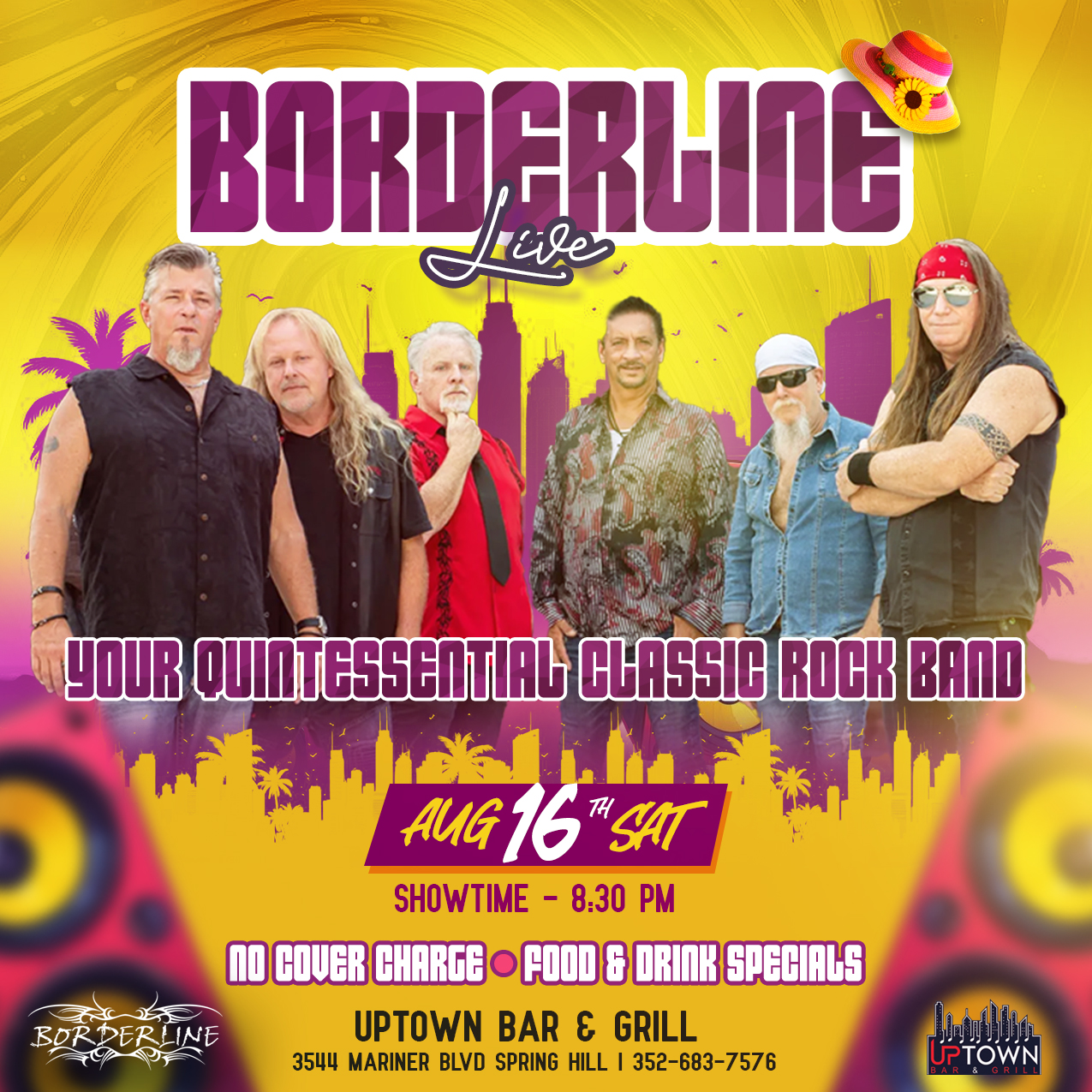 Borderline event flyer Uptown Bar